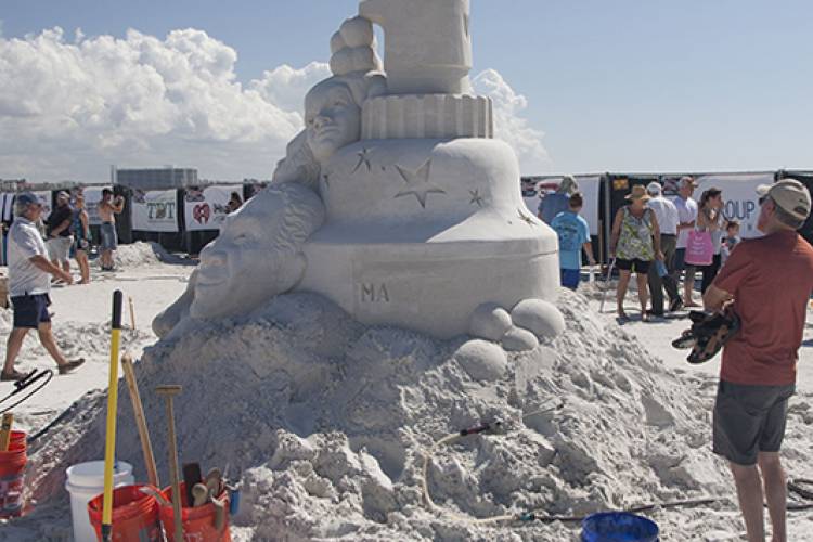 International Sand Sculpting Festival House of the Sun