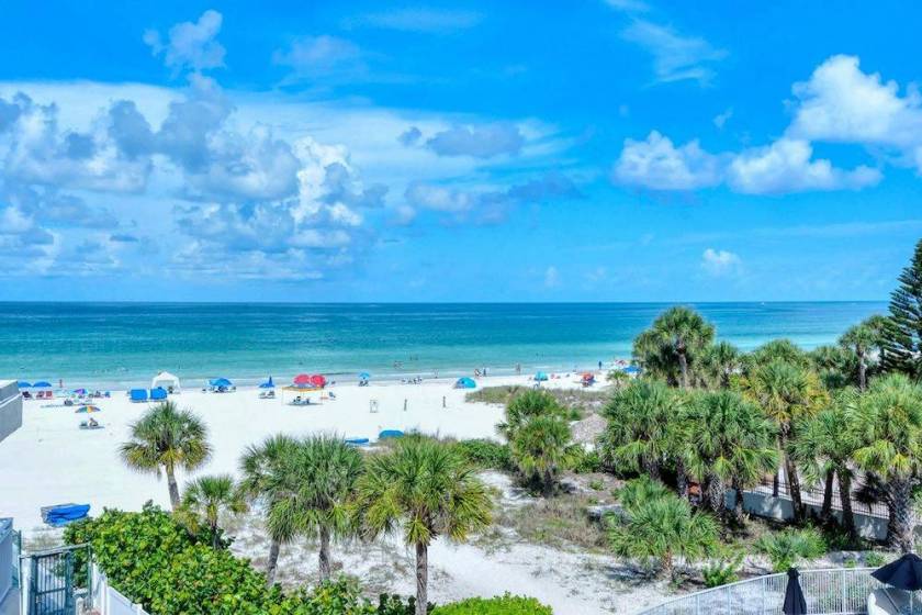 balcony view of the Gulf in a vacation rental